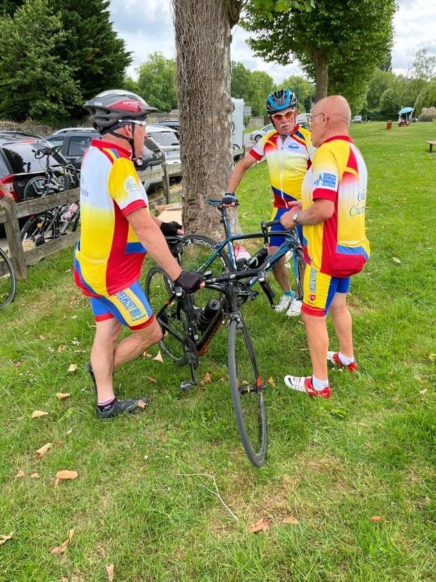 Les courageux cyclos